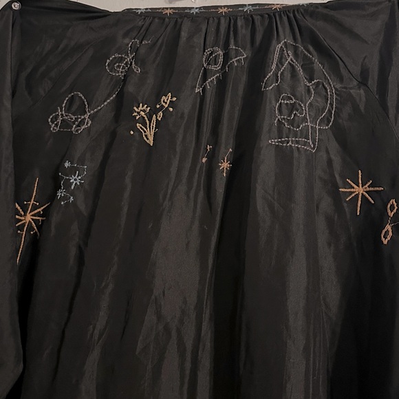 100% SILK Johnny Was  mini dress   Dry Clean Only NWT - Picture 8 of 10